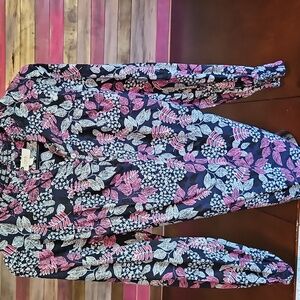 Loft Floral Long Sleeve Blouse